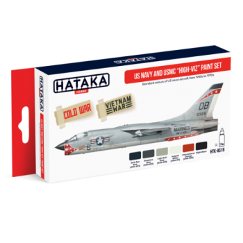 Hataka US Marine & Usmc High Viz Lacquer Set HTK-AS18